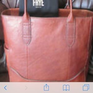 Authentic Frye North South Tote